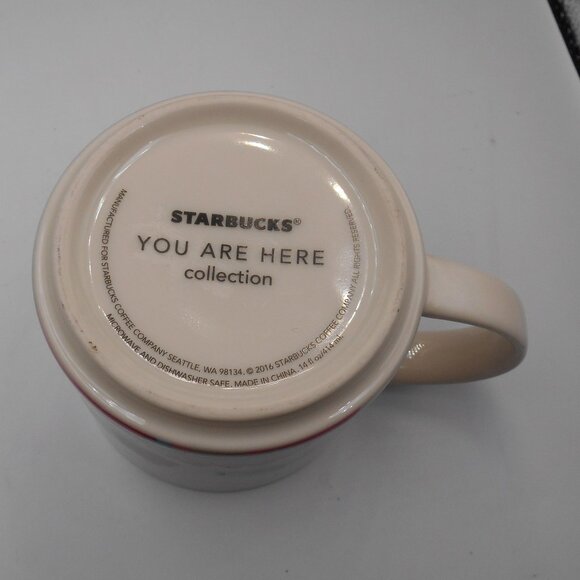 YOU ARE HERE COLLECTIBLE QUEZON CITY PHILIPPINES STARBUCKS COFFEE CUP MUG HTF - Picture 6 of 8